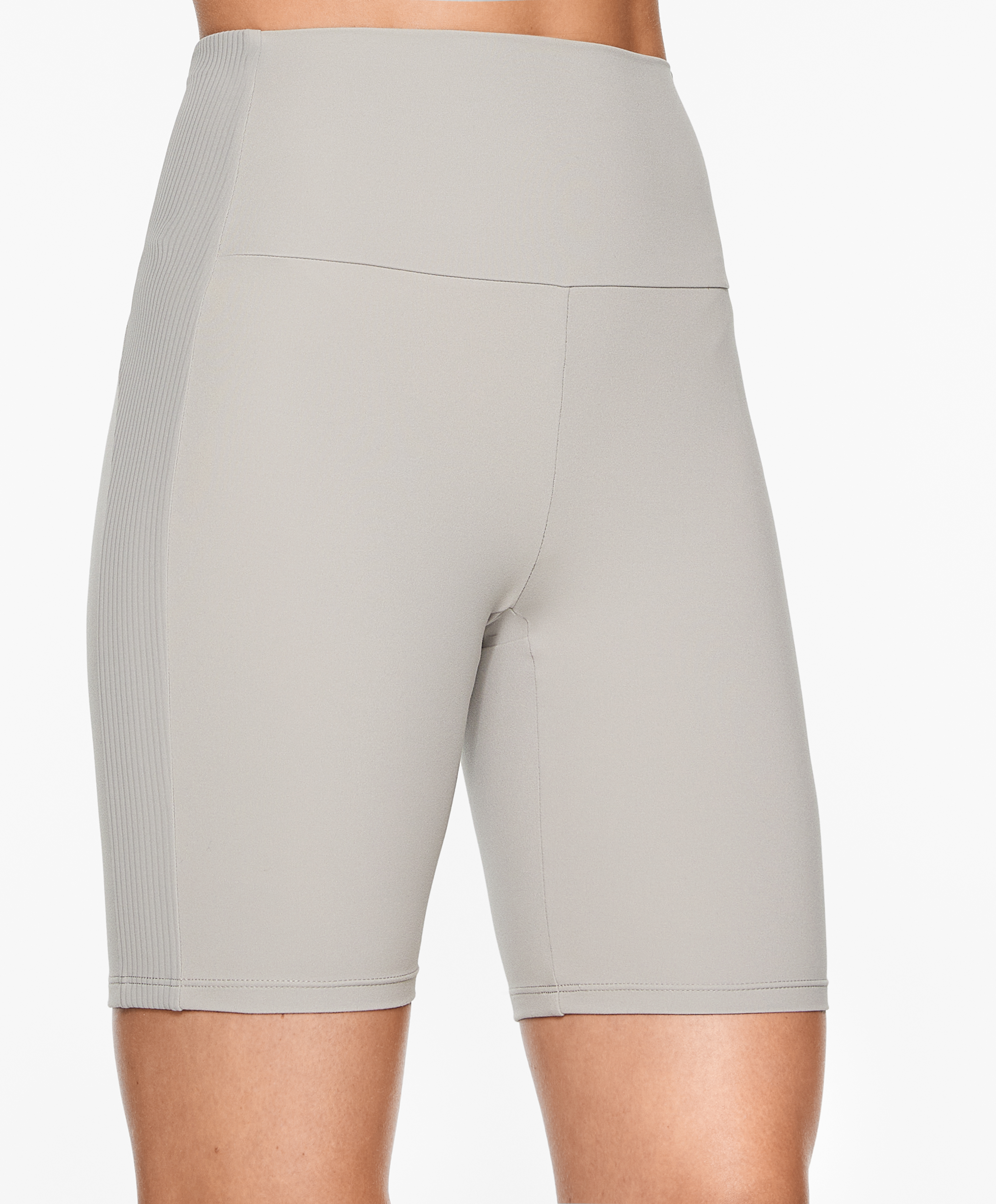 OYSHO Comfortlux high-rise rib 20 cm cycle leggings