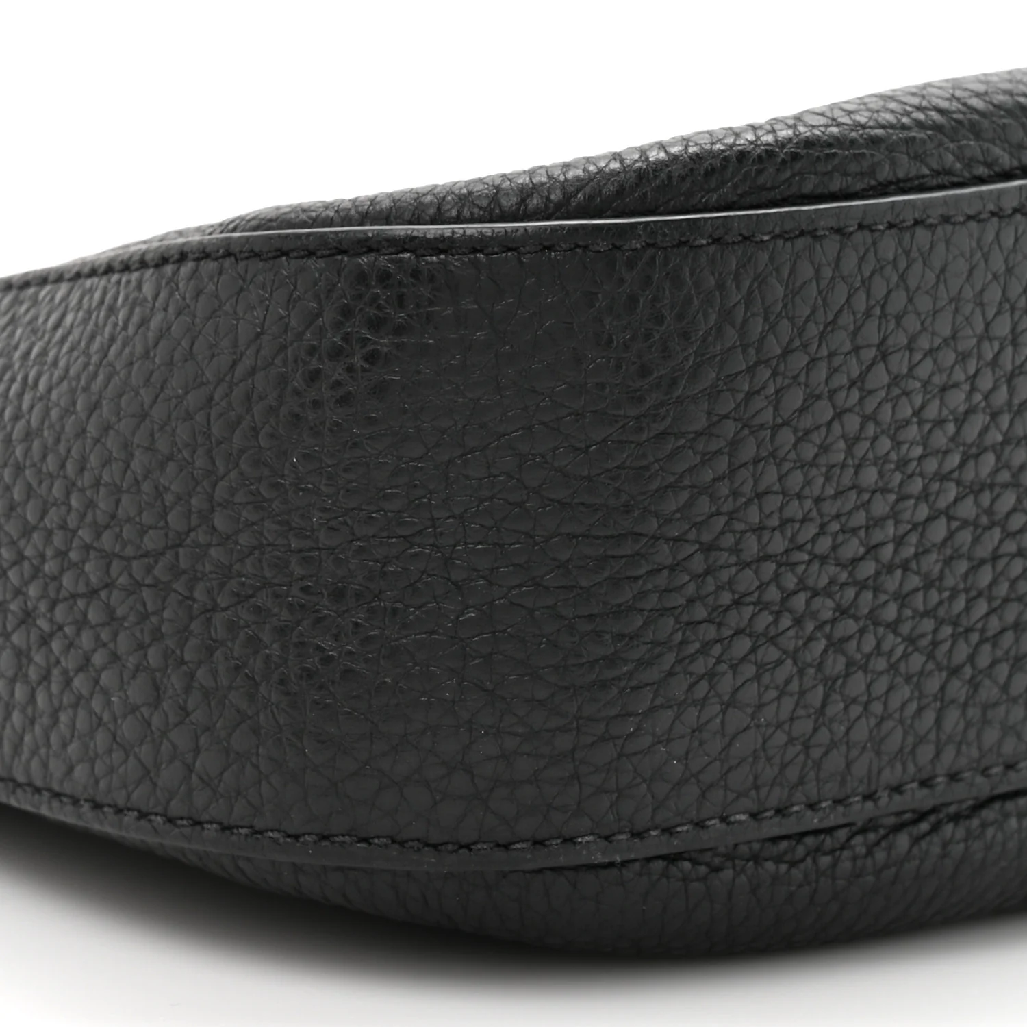 Vitello Phenix Zippered Messenger Hobo Black - Top Club
