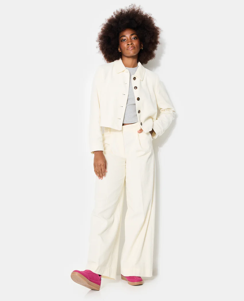 Pimkie Veste droite et courte en velours
