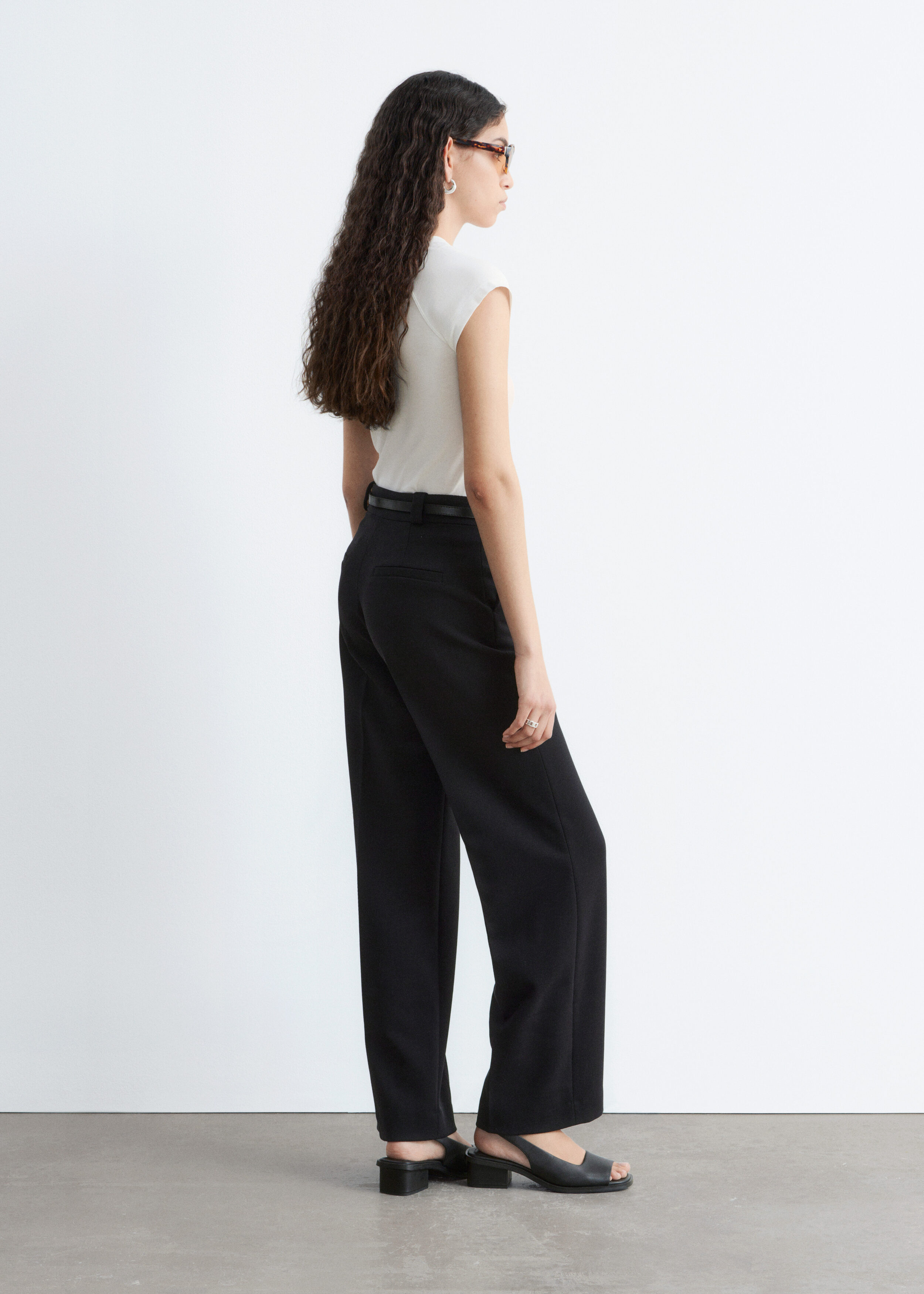 & Other Stories STRAIGHT PRESS-CREASE TROUSERS