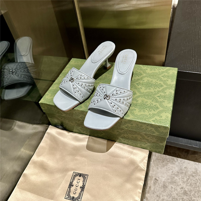 gucci high heel fish mouth sandals and slippers - Sneaker Replica Workshop