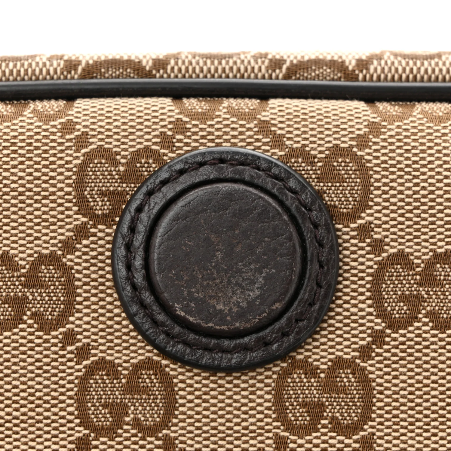 Monogram Flap Messenger Bag Beige Dark Brown - Top Club