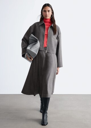 & Other Stories SHORT WOOL JACKET