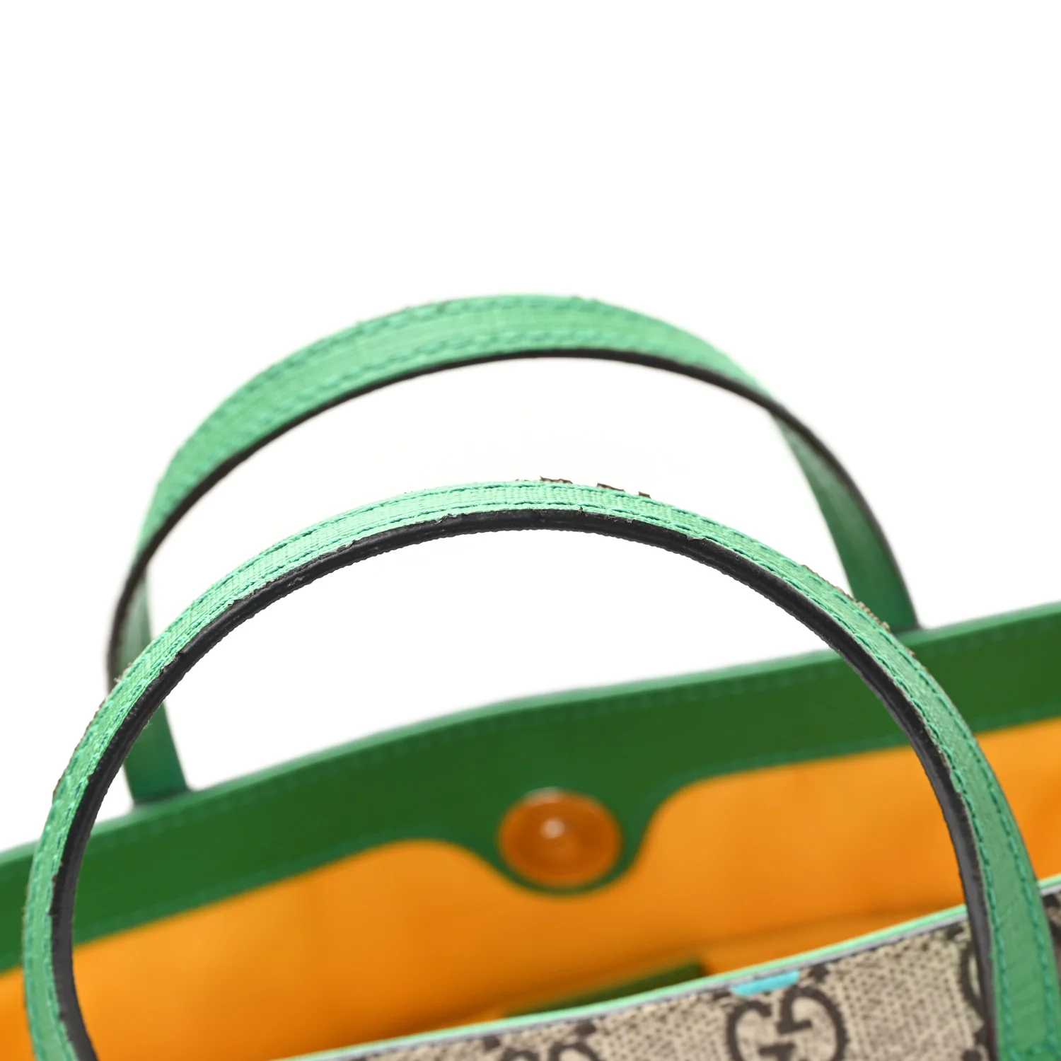 GG Supreme Monogram Ranch Childrens Tote Beige - Top Club
