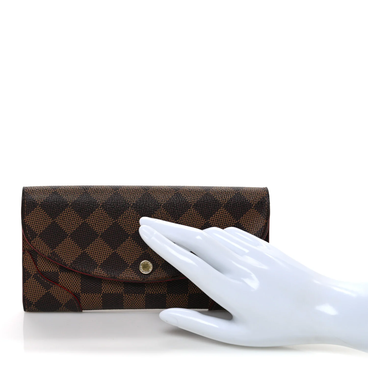 Monogram Emilie Wallet Red