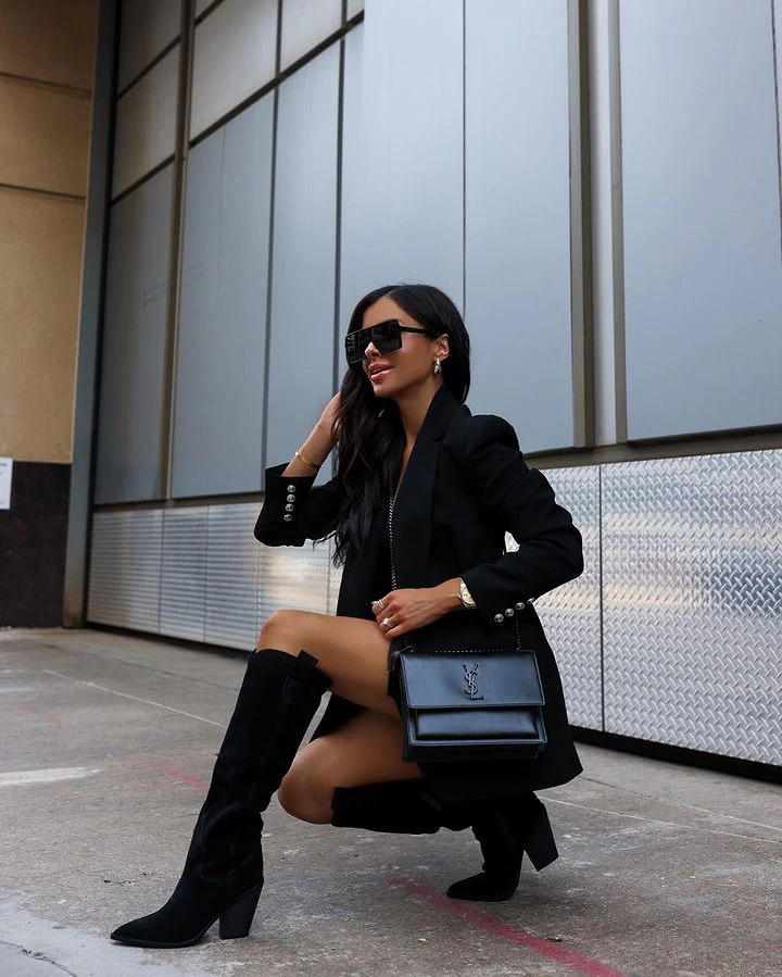 Saint Laurent Sunset Medium Monogram YSL Crossbody Bag - Top Club