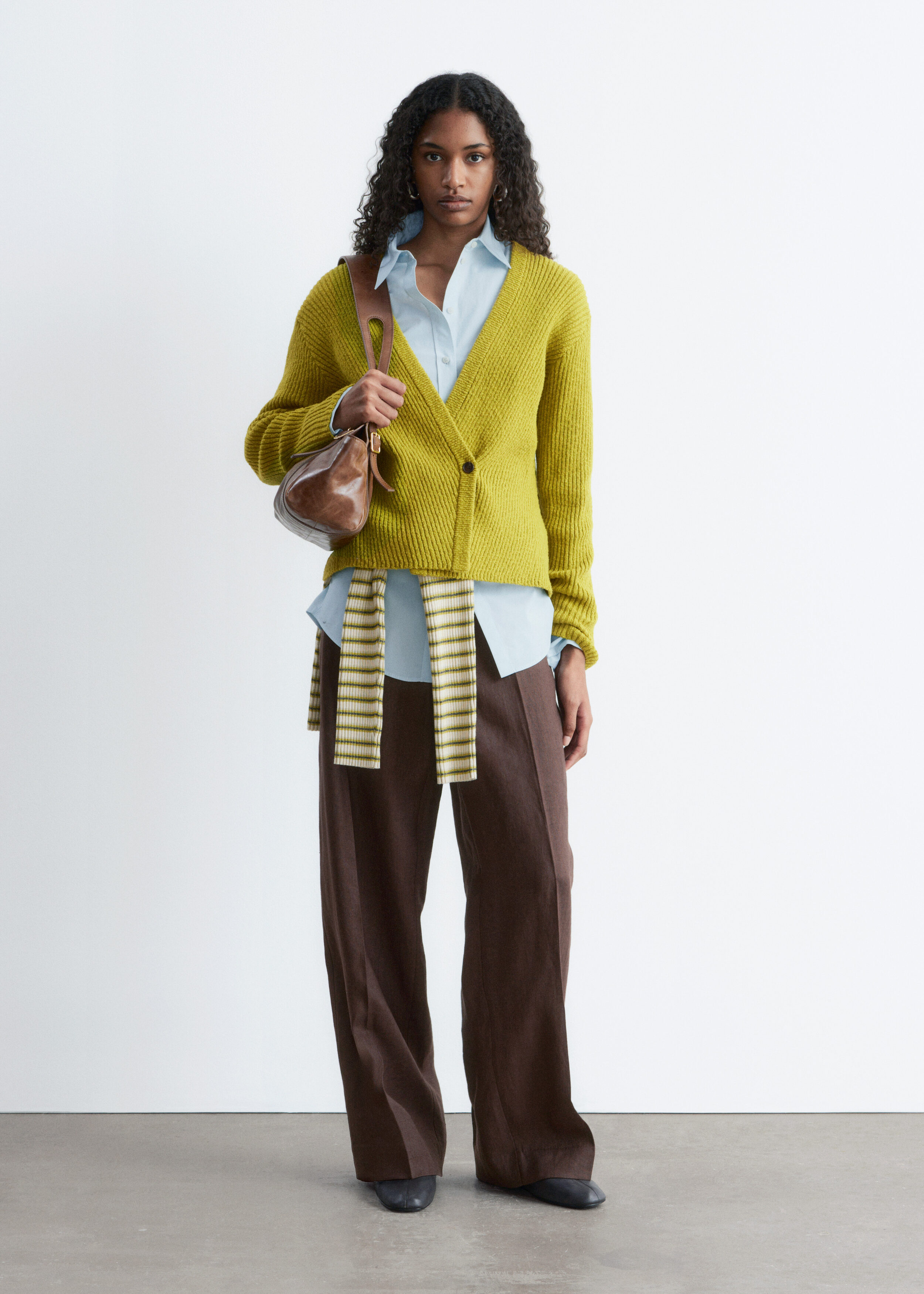 & Other Stories RIBBED CARDIGAN