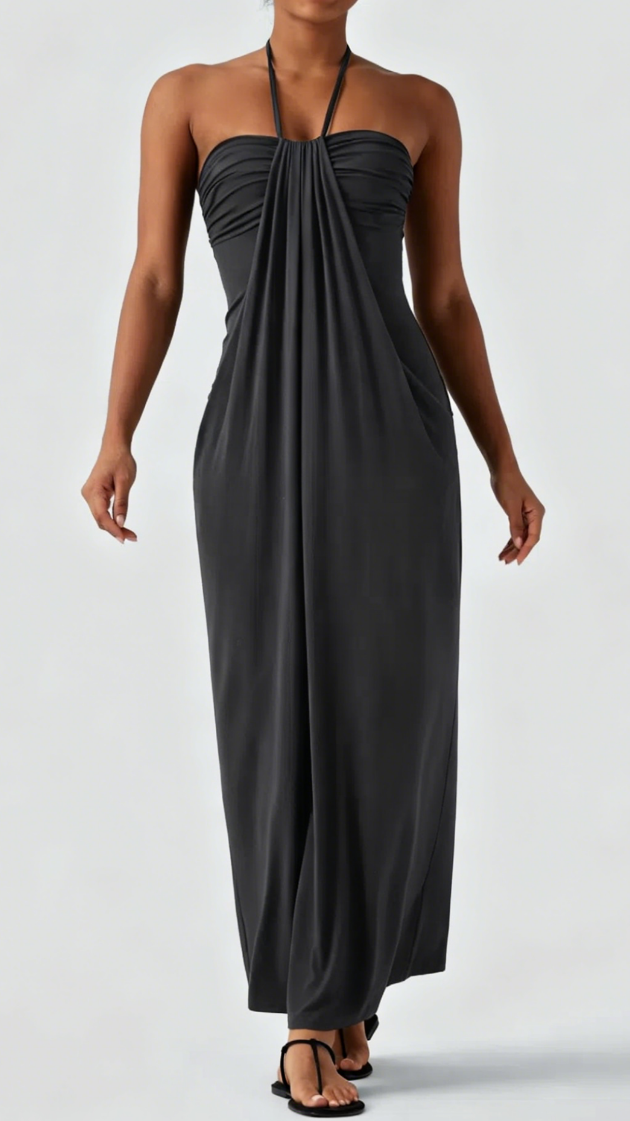 Women's Halter-Neck Backless Maxi Dress - Nordfashionstorm - Women's Clothing, Fashion for You - Nordfashionstorm.com
