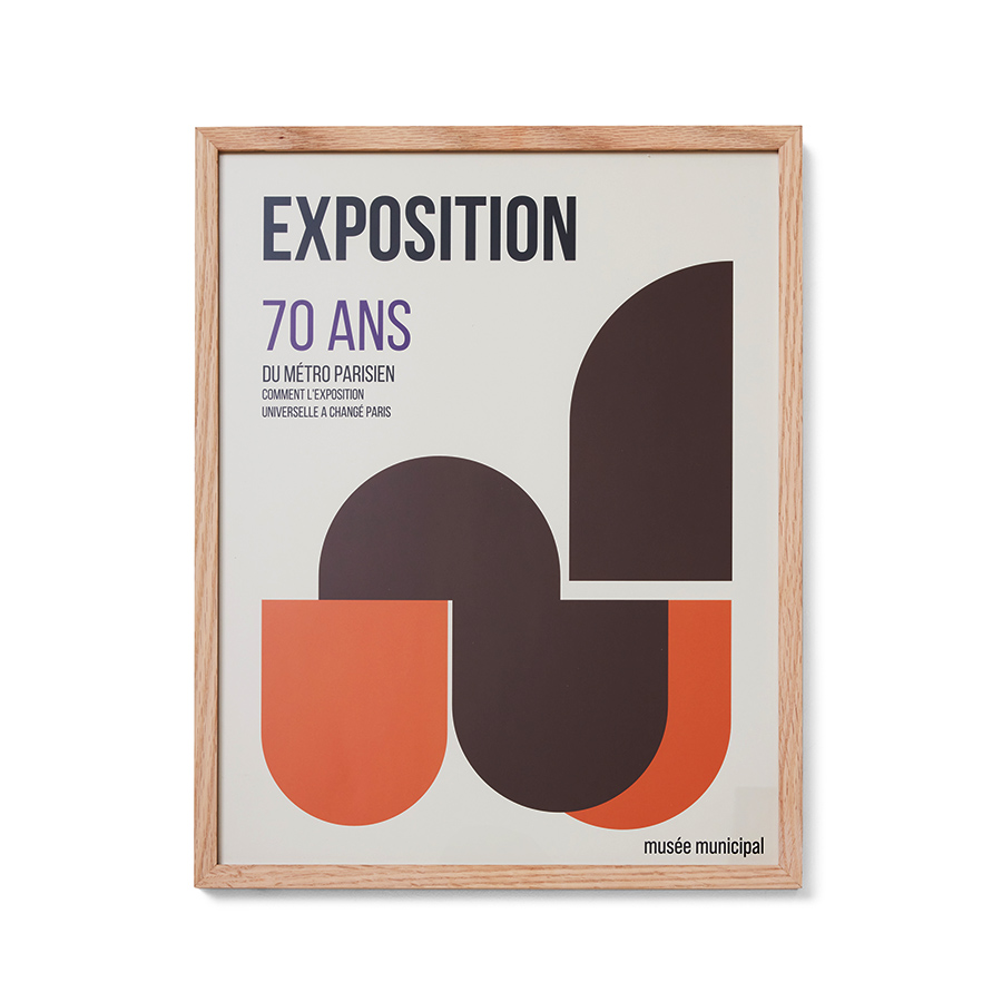 Schilderij Parisian metro