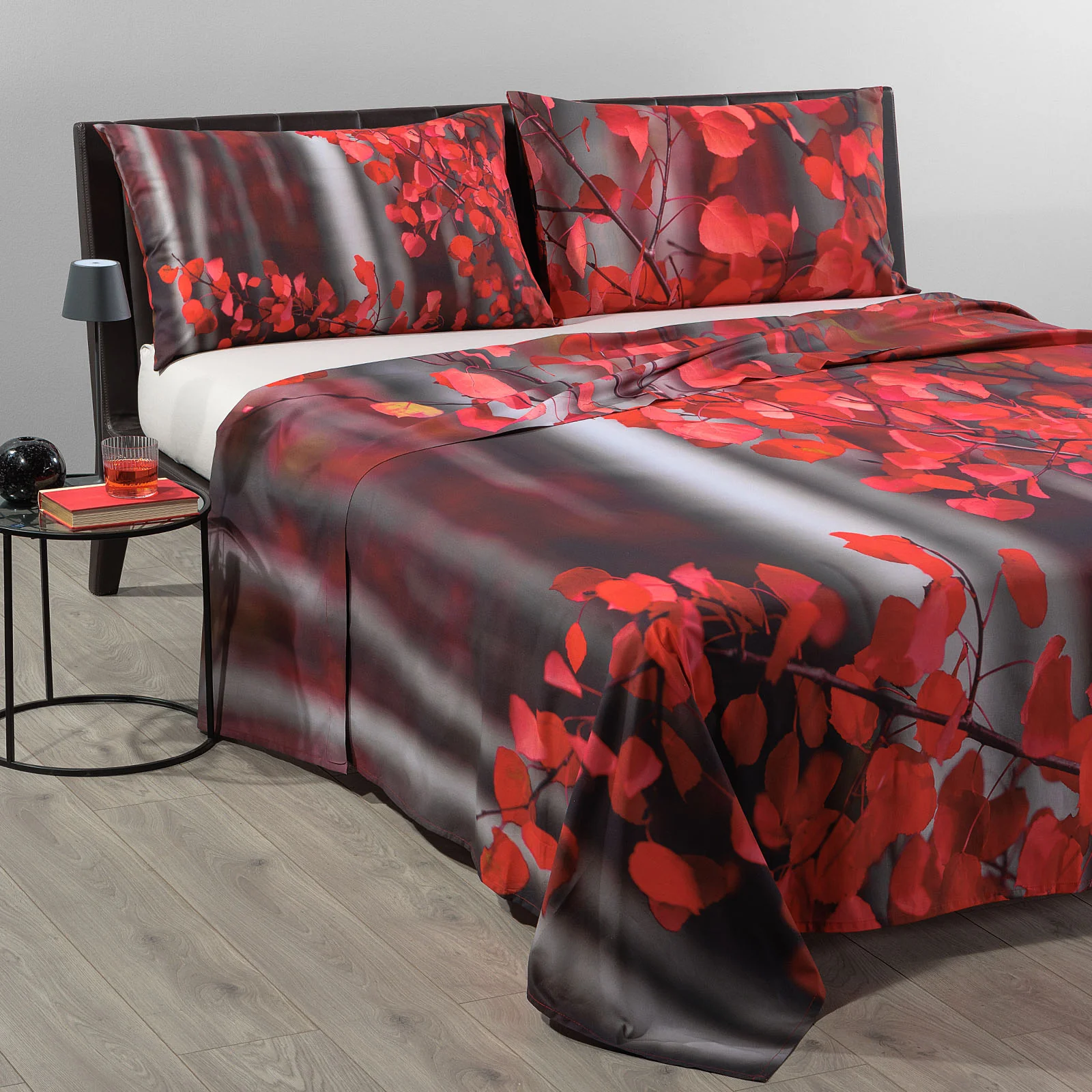 Lenzuola Copriletto In Cotone Autumn Passion Matrimoniale Unica Sogni Di Viaggio