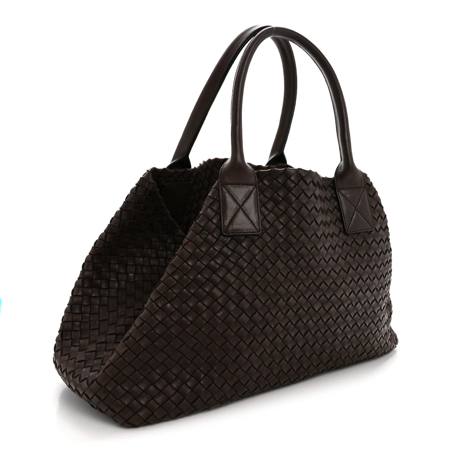 Nappa Intrecciato Medium Cabat Ebano - Top Club