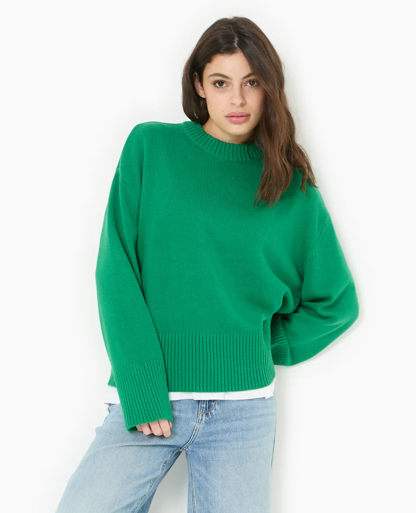 Pimkie Pull oversize avec grands bord-côtes