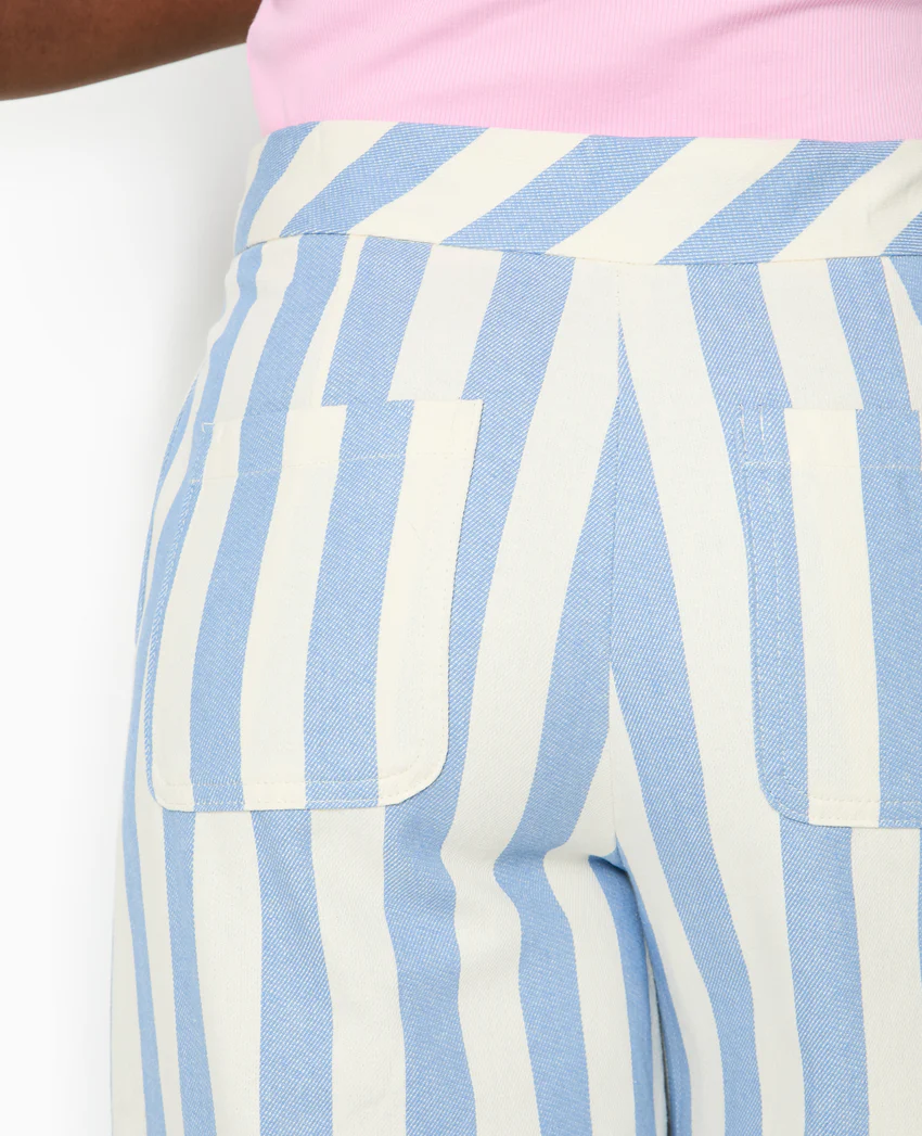 Pimkie Pantalon droit avec larges rayures