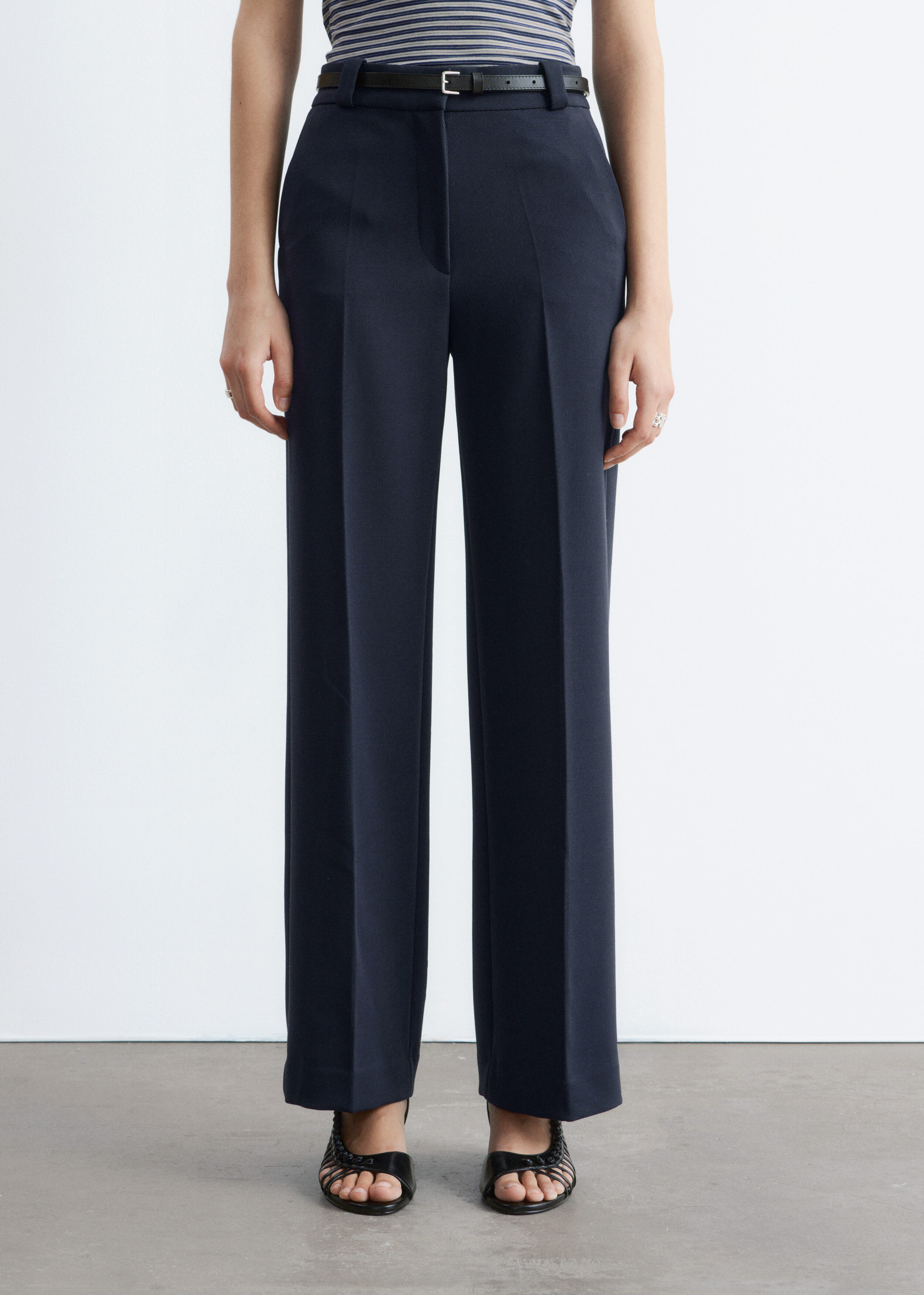& Other Stories STRAIGHT PRESS-CREASE TROUSERS