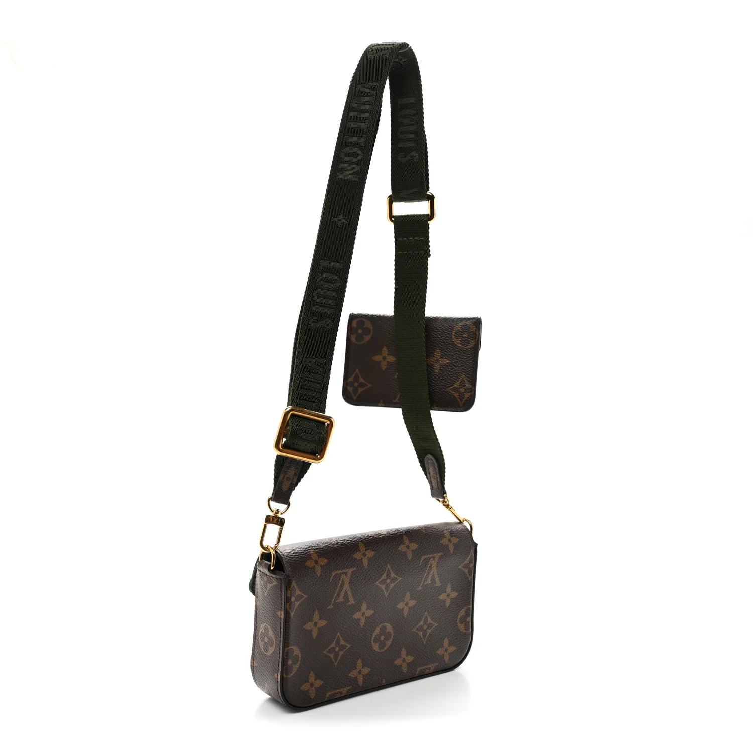 Monogram Felicie Strap & Go Kaki - Top Club