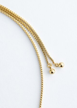 & Other Stories HEART BEAD NECKLACE