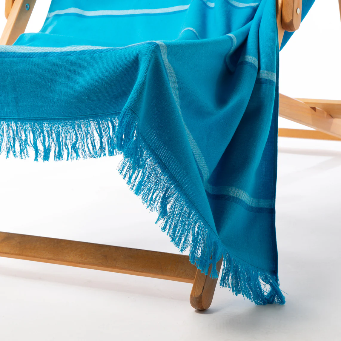 Telo Mare In Cotone Miami Cm. 90X180 Bluette Caleffi Home