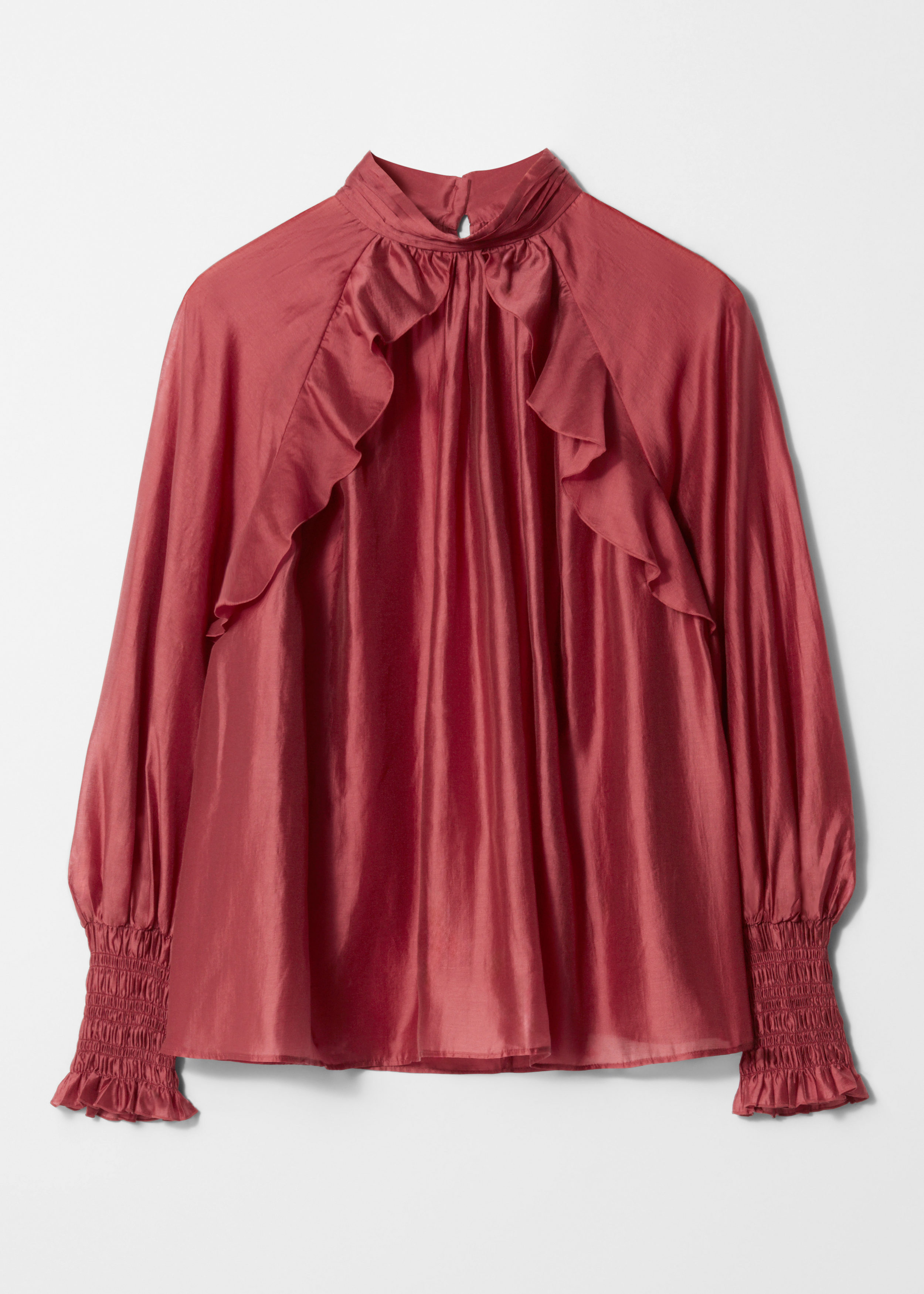& Other Stories FRILLED BLOUSE
