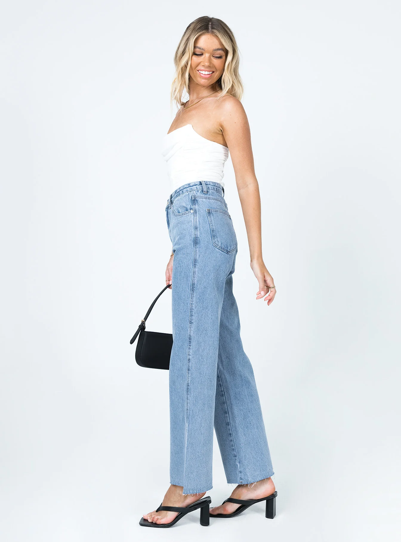 Arlington High Rise Straight Leg Jeans Denim