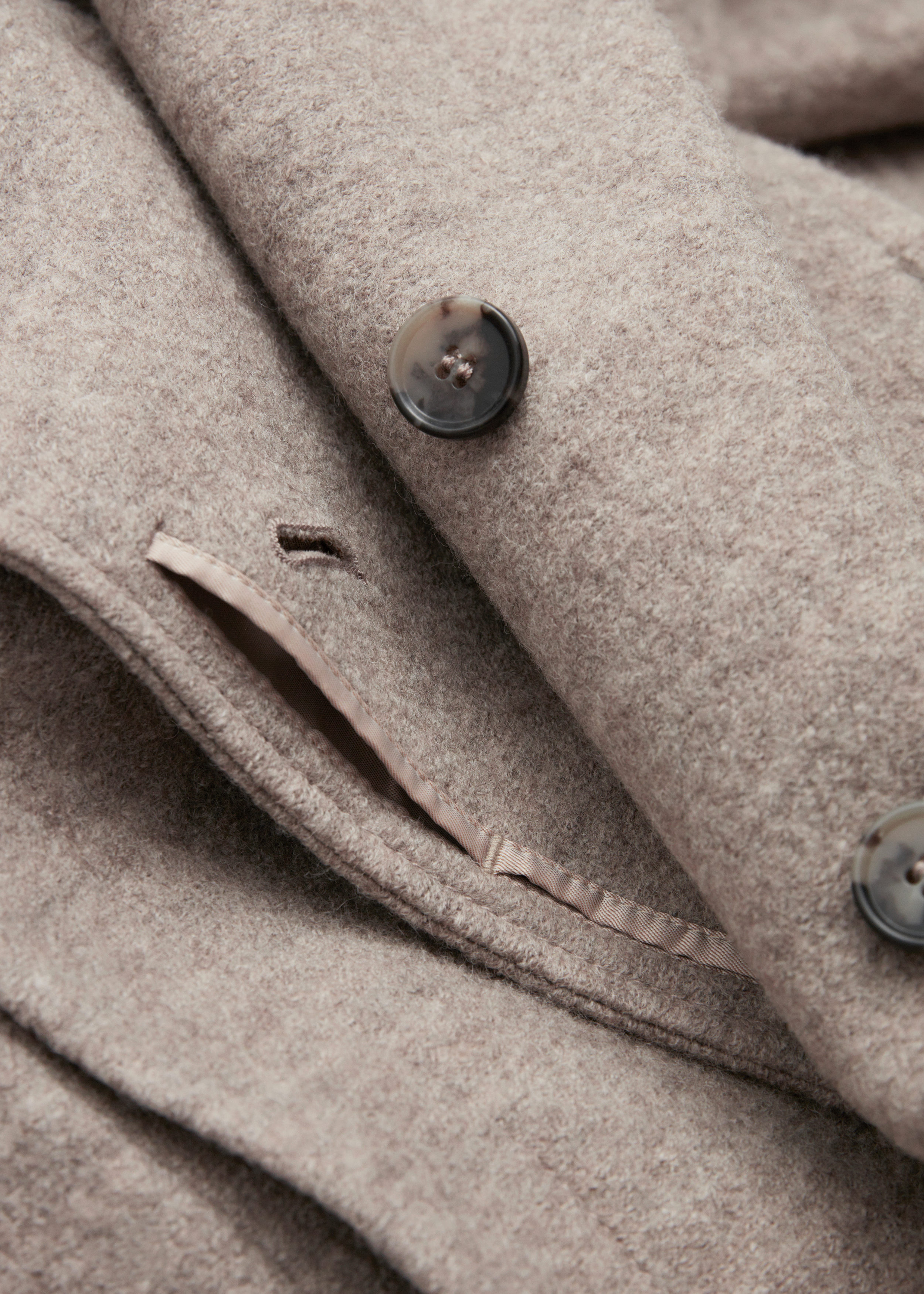 & Other Stories VOLUMINOUS BELTED WOOL COAT