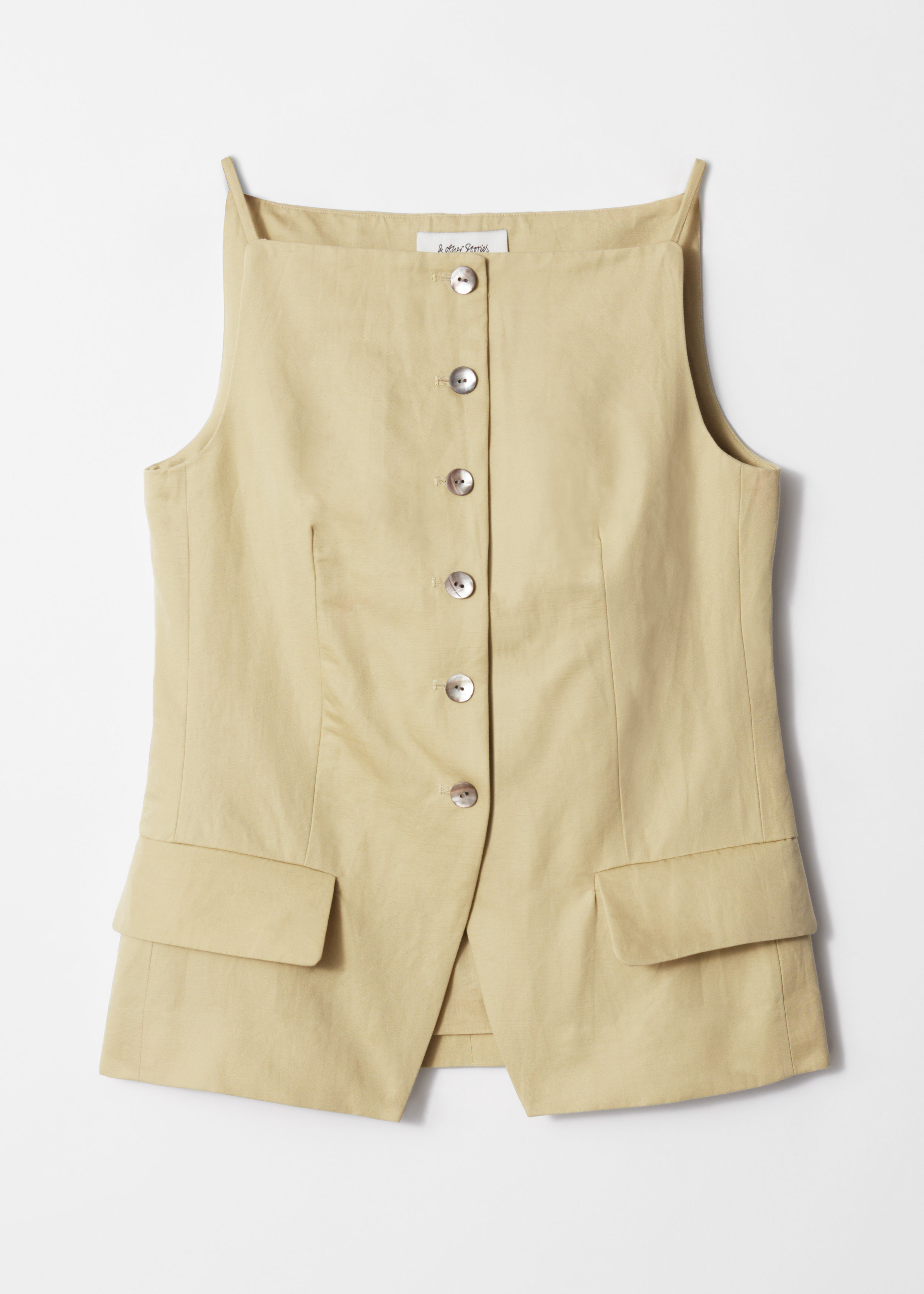 & Other Stories TAILORED VEST TOP