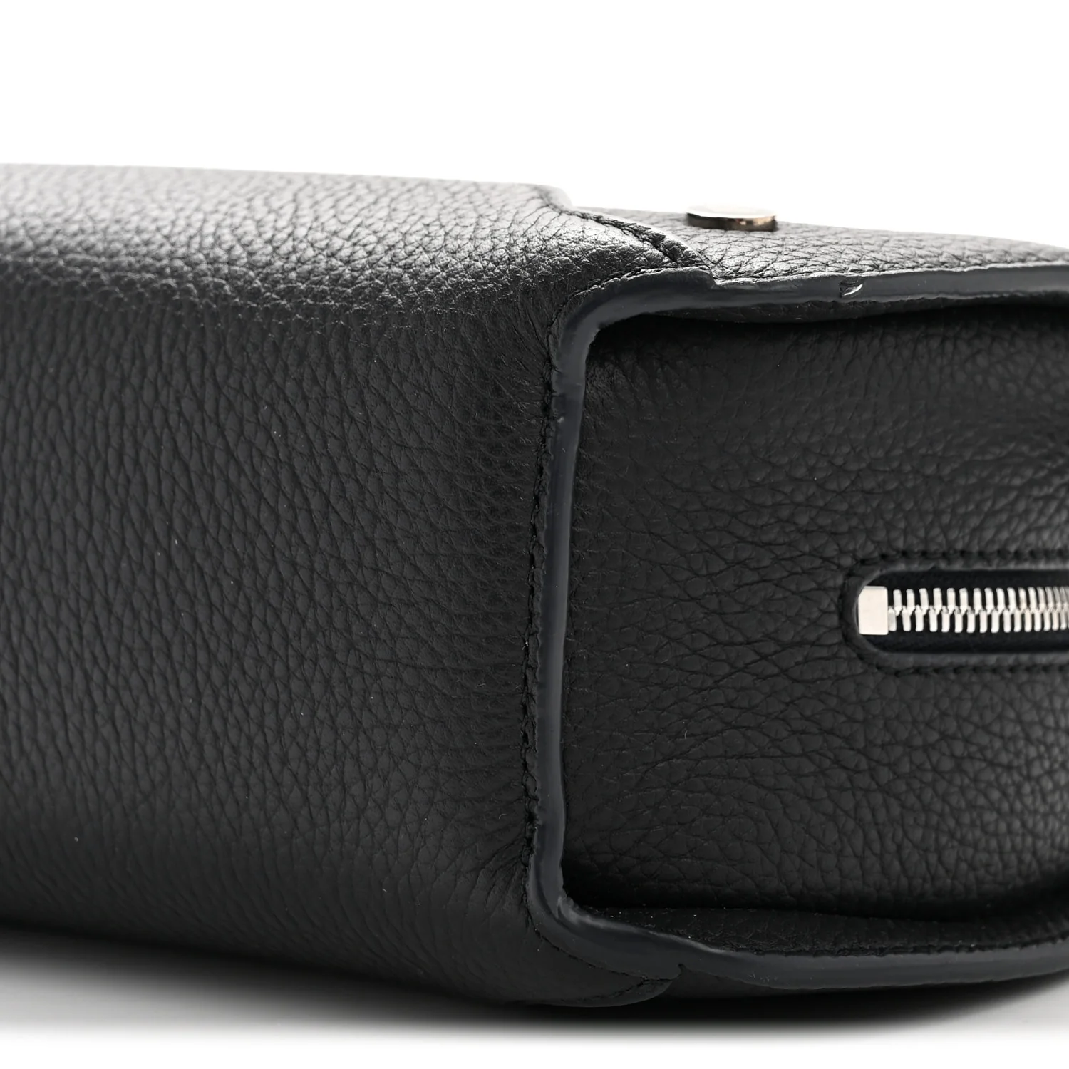 Grained Calfskin Sesia Crossbody Black - Top Club