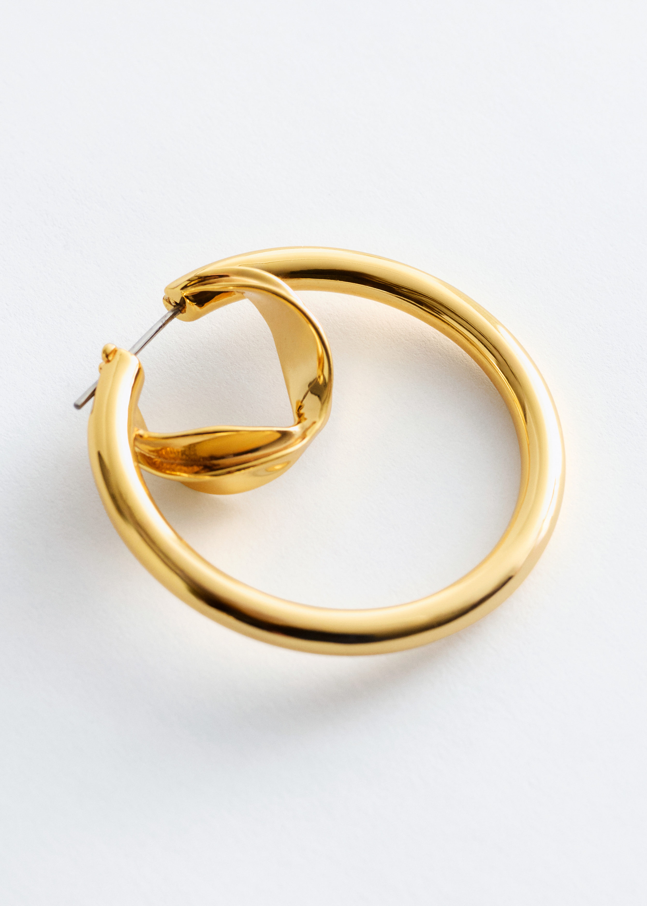 & Other Stories DOUBLE HOOP EARRINGS