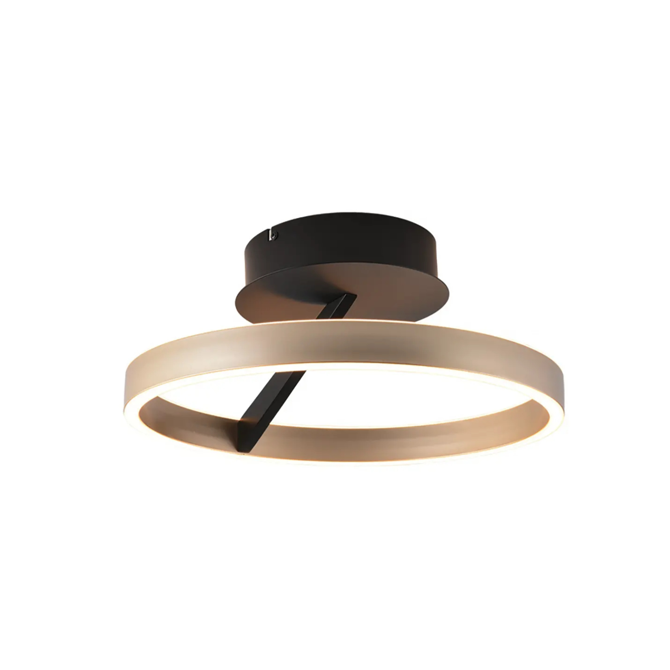 Plafondlamp Otto Ø40 cm zwart/goud