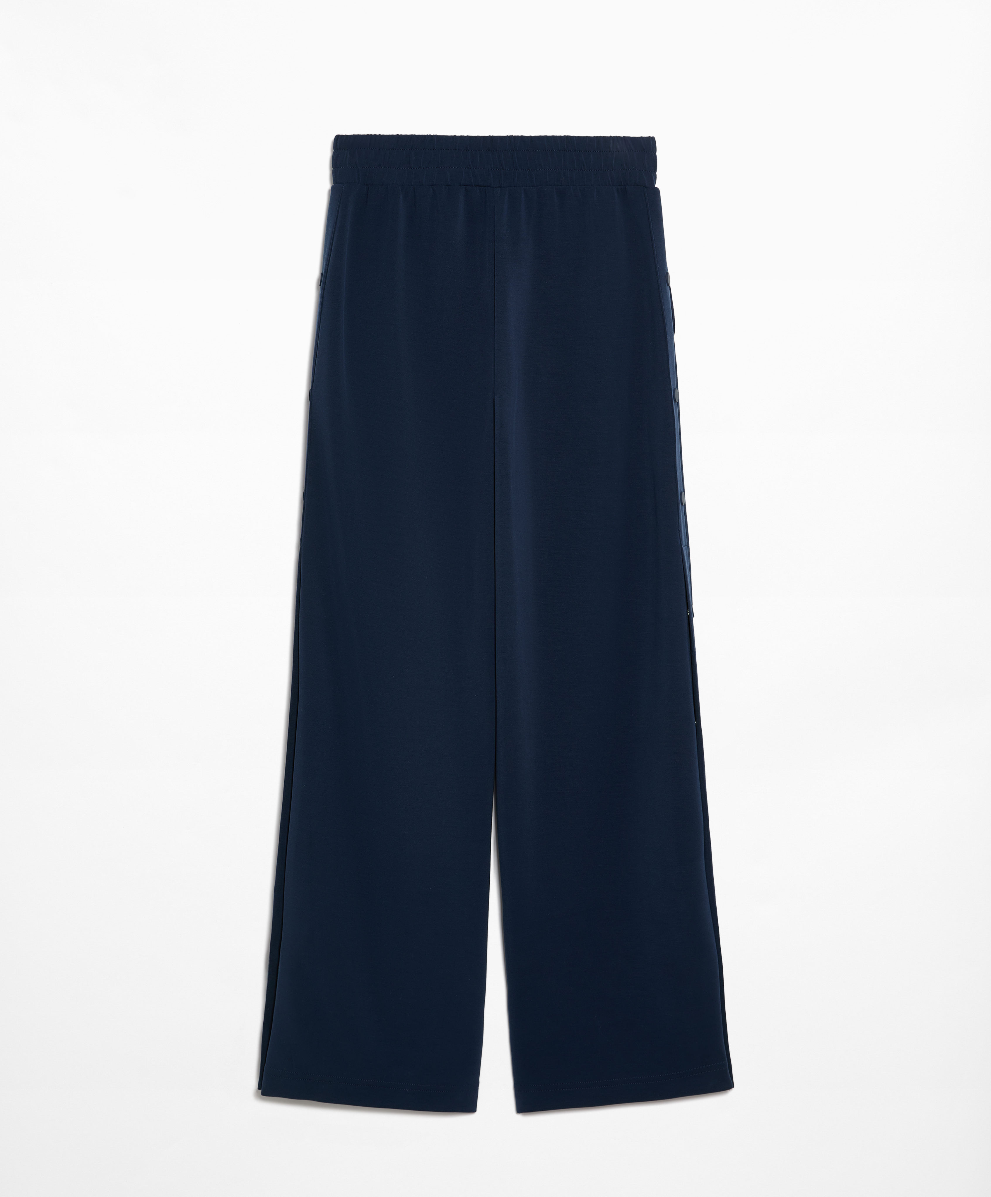 OYSHO Soft-touch wide, straight-leg trousers with modal and buttons