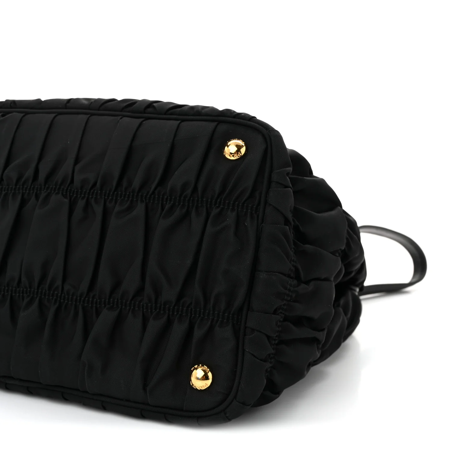 Tessuto Nylon Gaufre Tote Black - Top Club