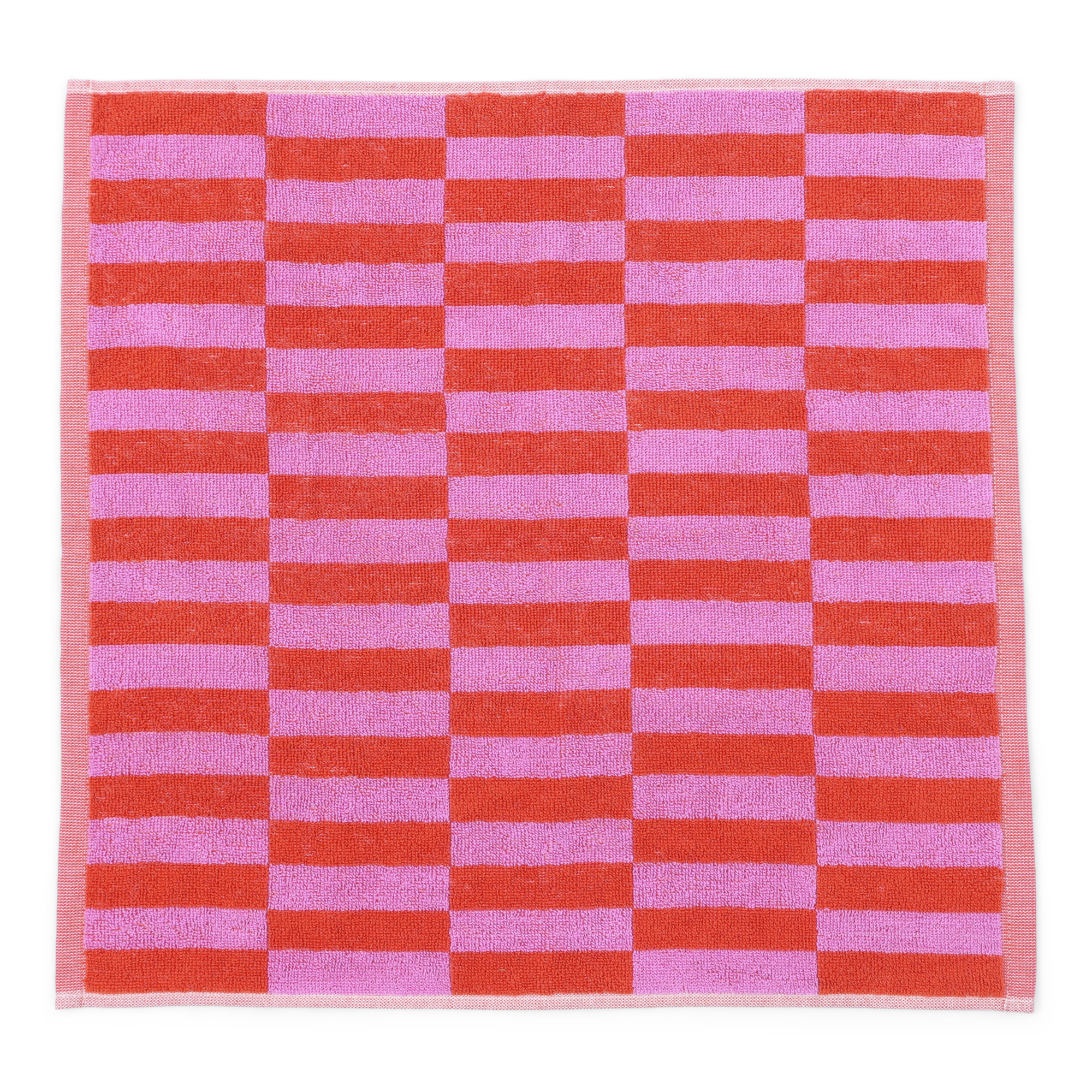 Keukendoek Bonnie 50x50 cm pink/red - set van 2
