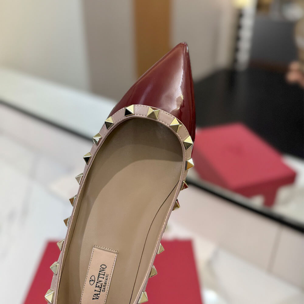 VALENTINO ROCKSTUD BALLET FLAT - Top Club