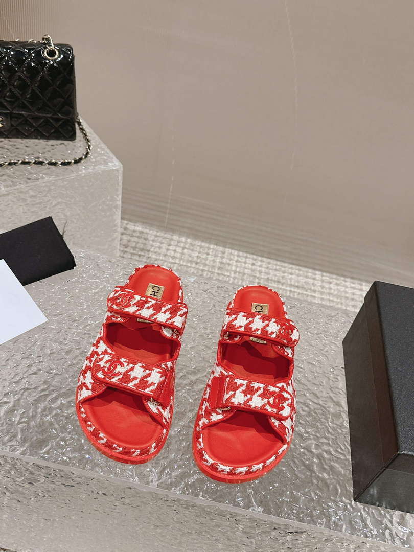 Chanel Women's Velcro sandals Fashion Shoes C93252 - Sneaker Replica Workshop