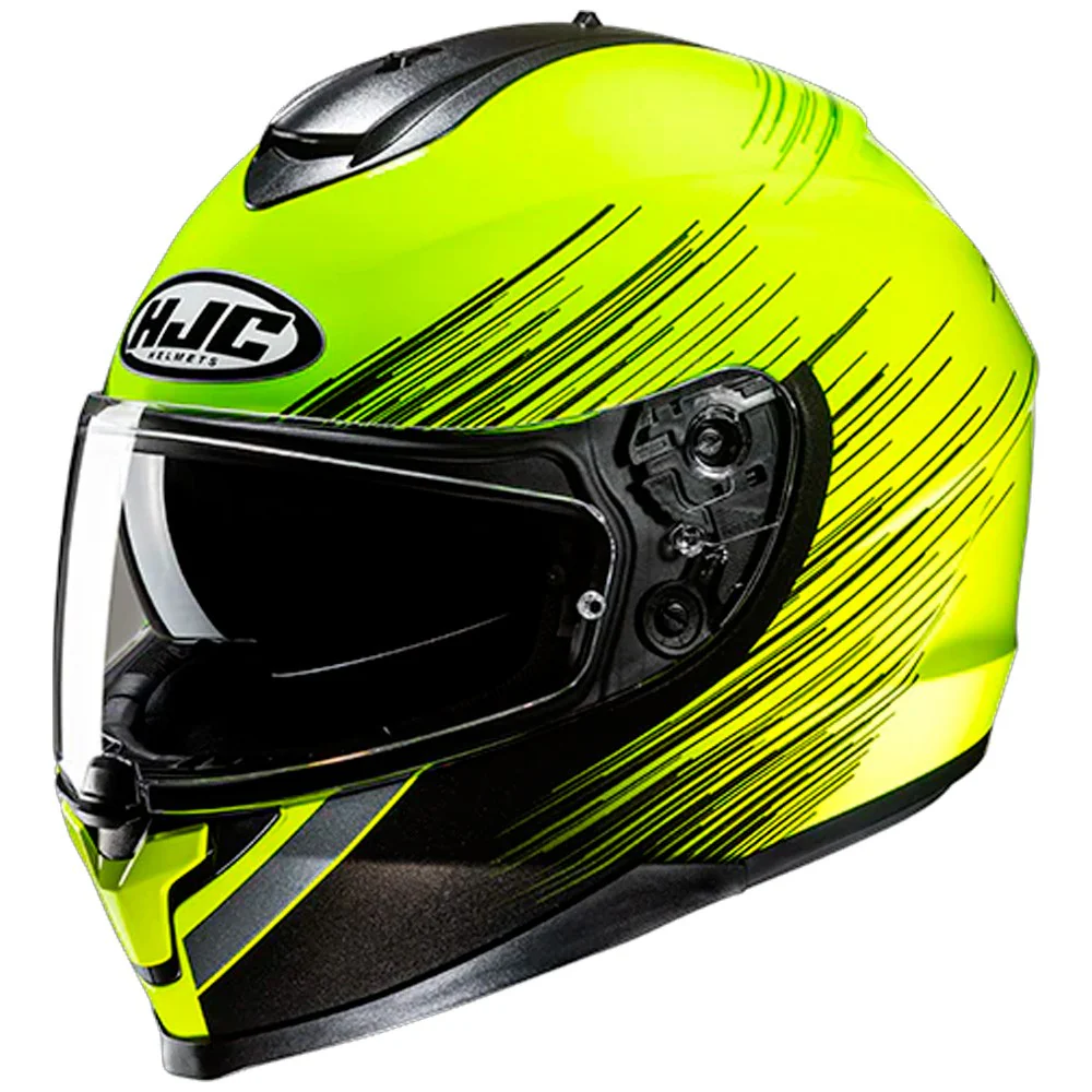 HJC C70N SWAY HELMET - YELLOW / BLACK