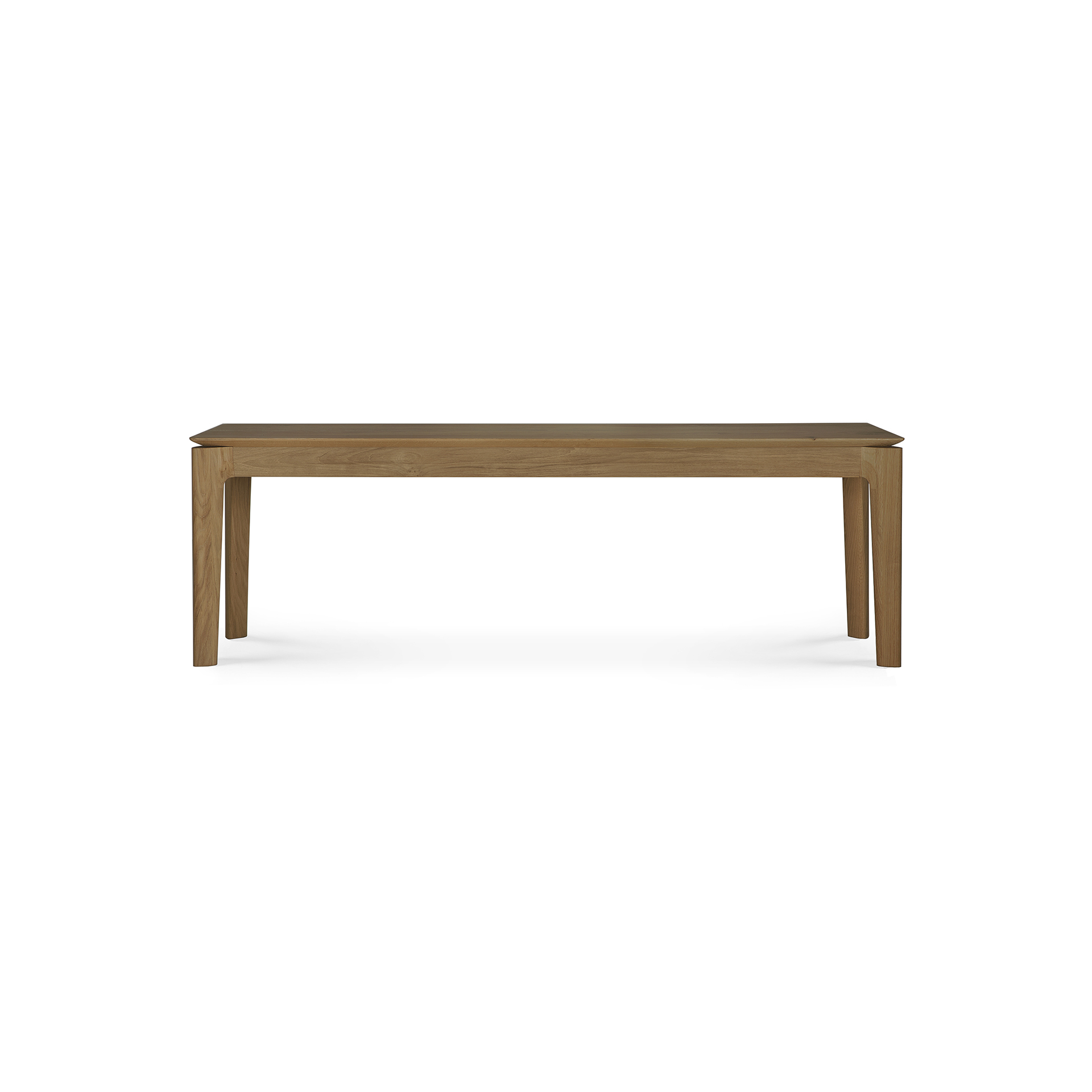 Bok bank - teak - 146cm - onbehandeld