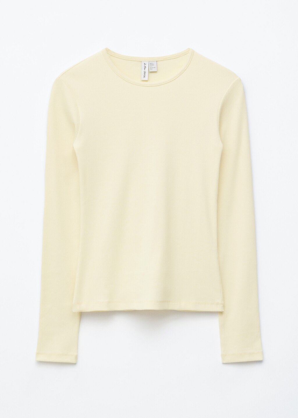 & Other Stories RIBBED LONG-SLEEVE TOP