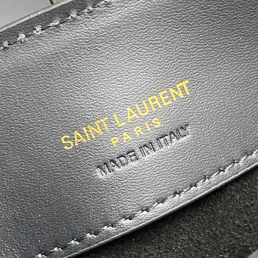 YSL LE 37 mini in shiny leather - Top Club