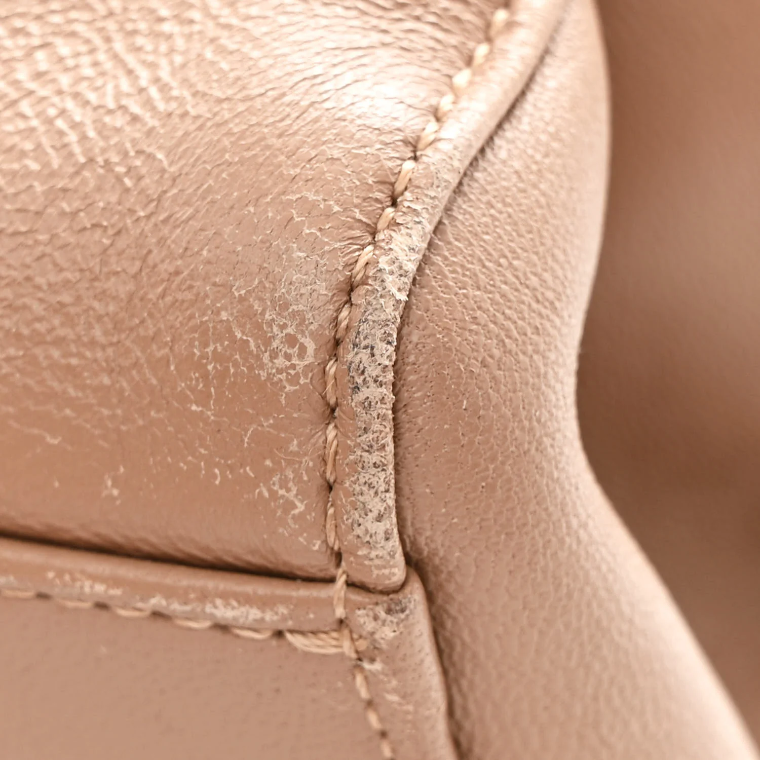 Lambskin Mini Protea Bag Biscotto - Top Club