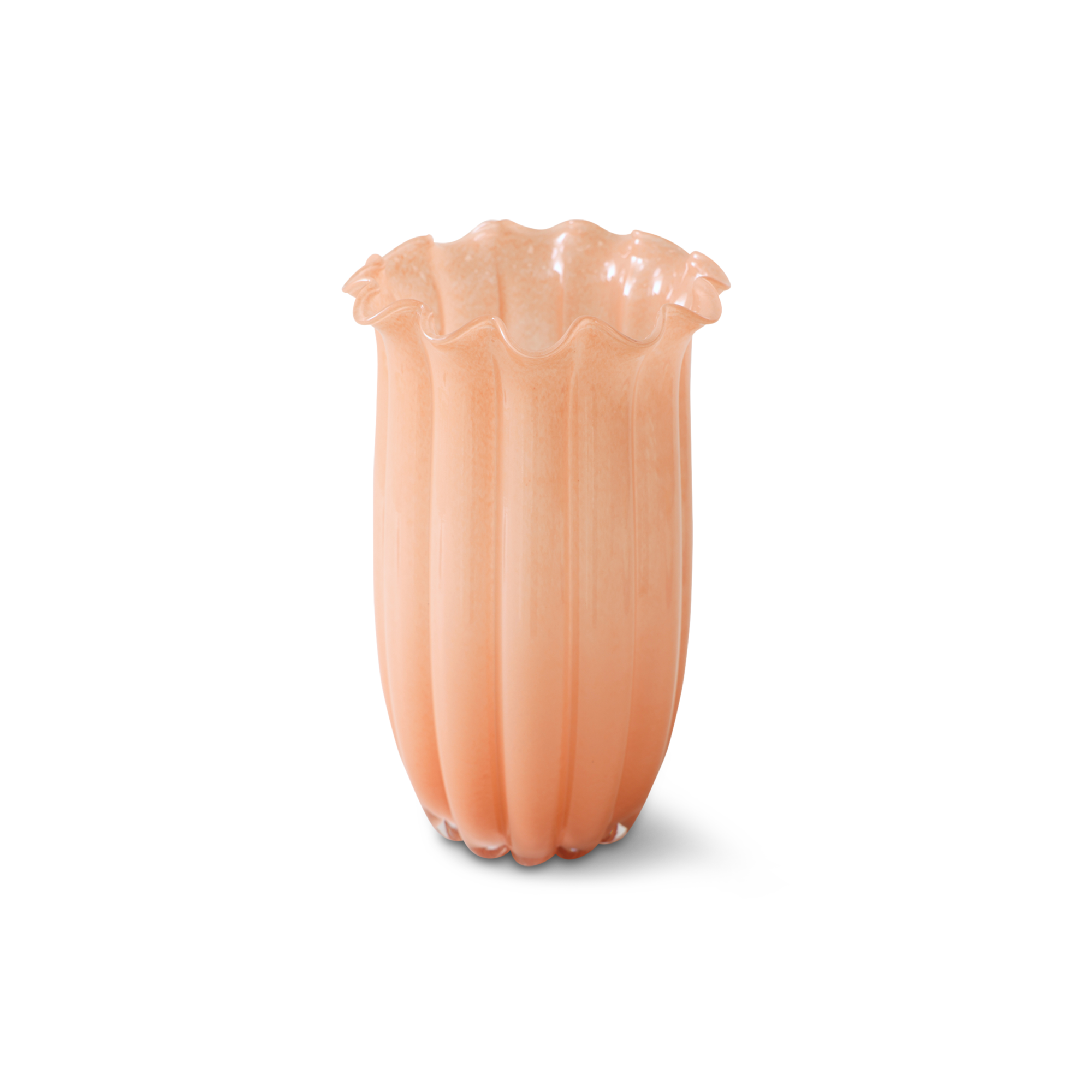 Vaas hoog peach