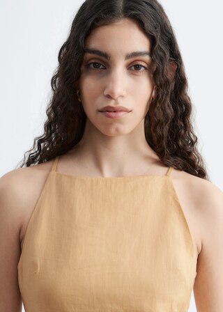 & Other Stories LINEN MINI DRESS