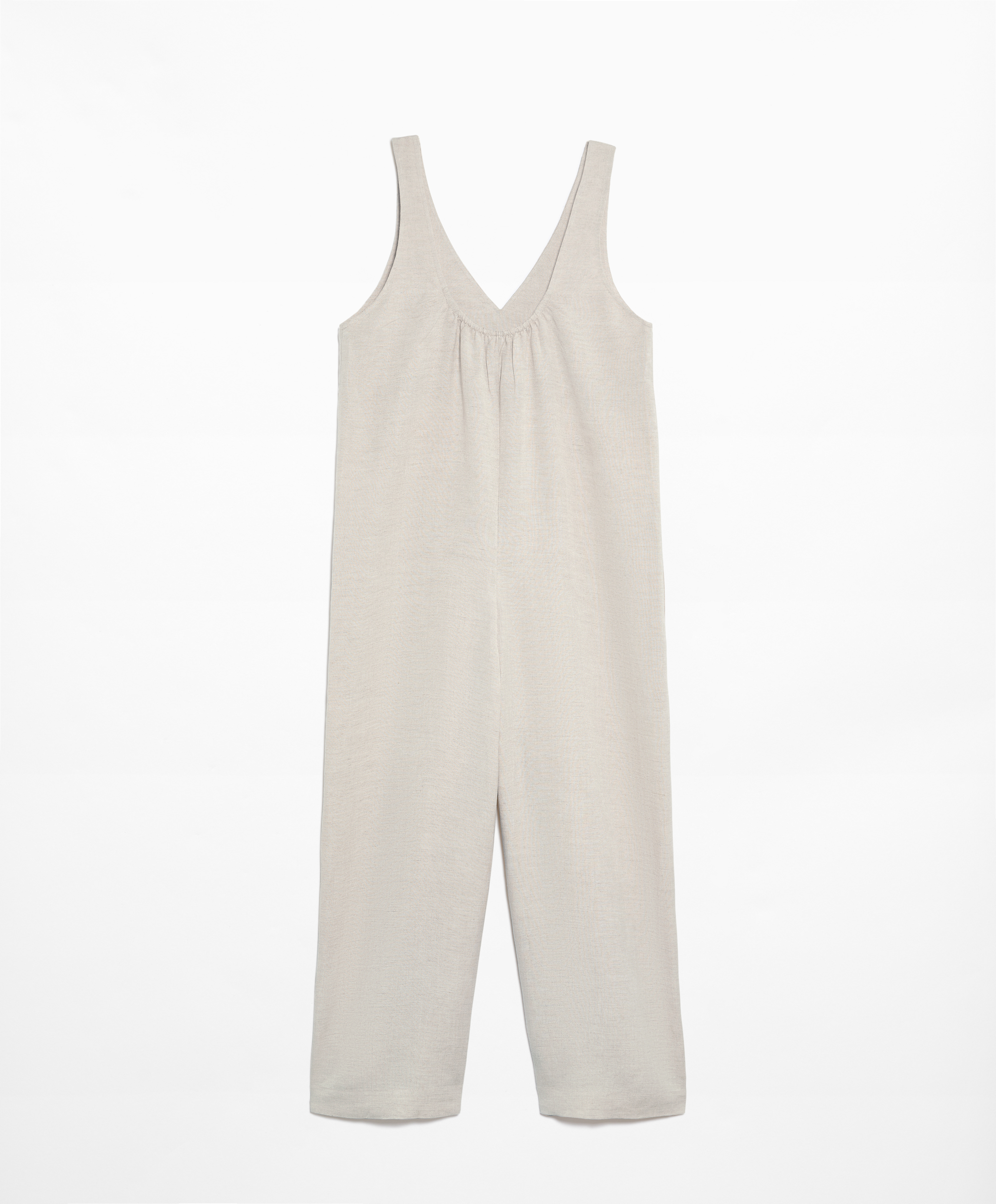 OYSHO Linen blend long jumpsuit
