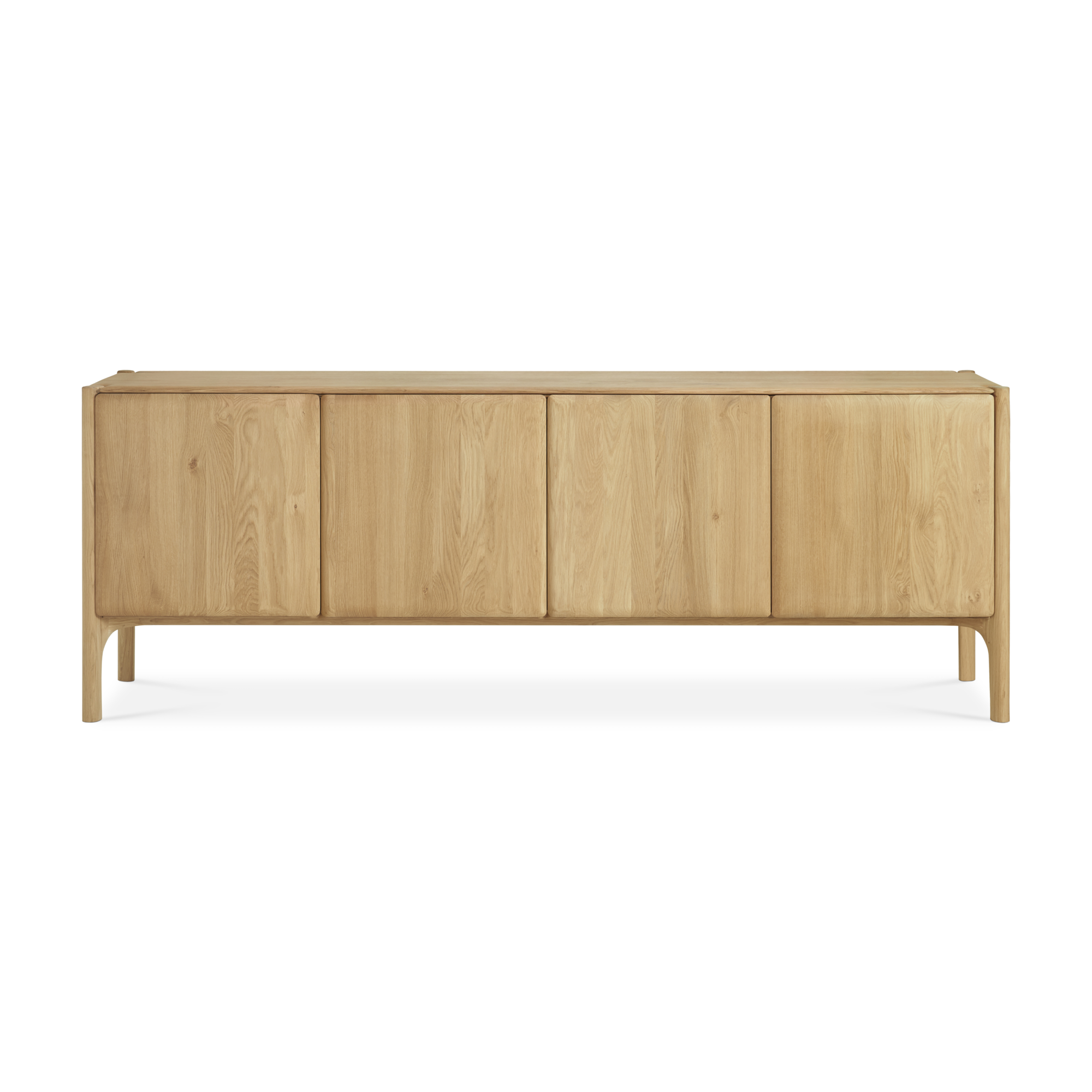 PI buffetkast- eiken - 4 deurs - 230x45x83 cm
