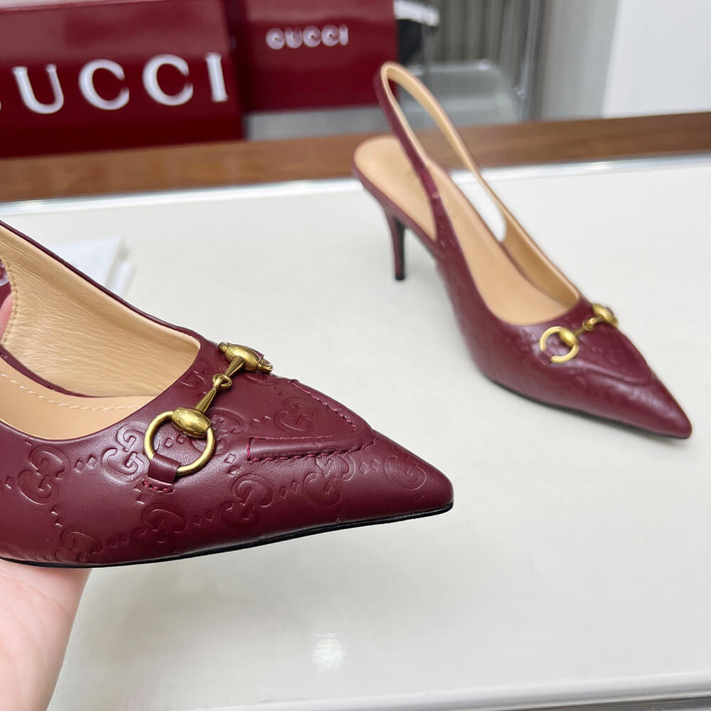Gucci Women s slingback pump with Horsebit - Top Club