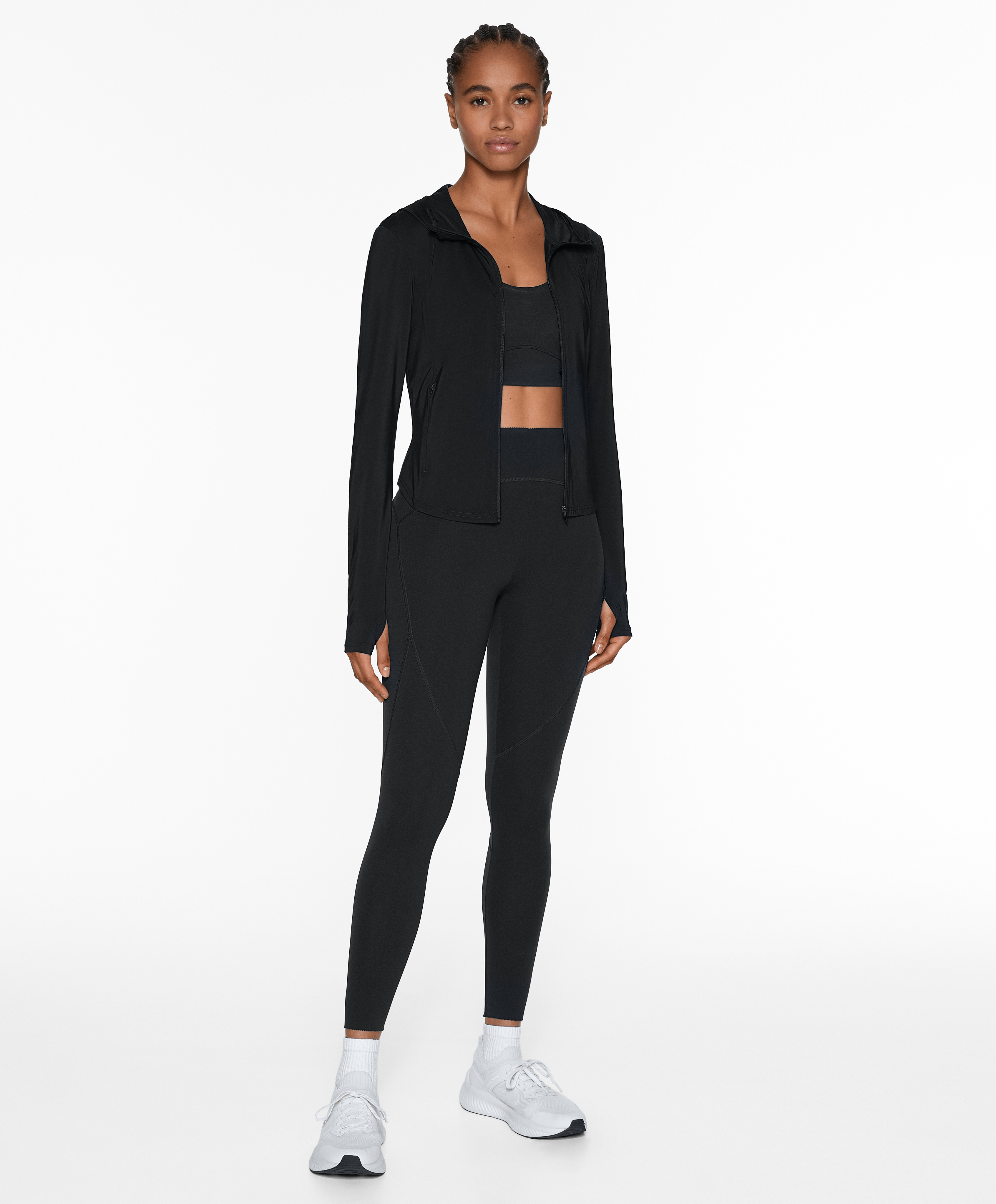 OYSHO Cool touch hooded technical jacket