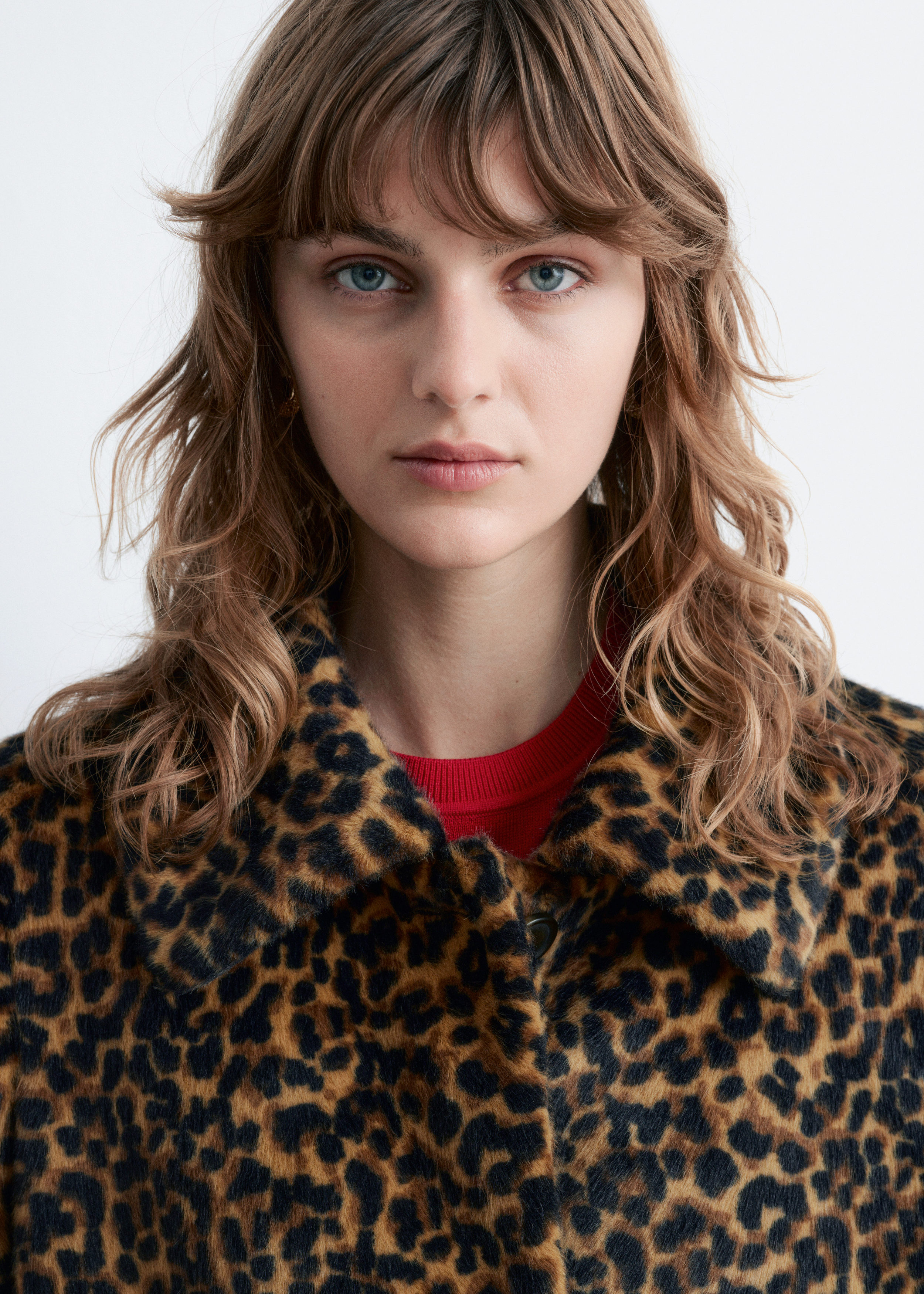 & Other Stories FAUX FUR LEOPARD COAT