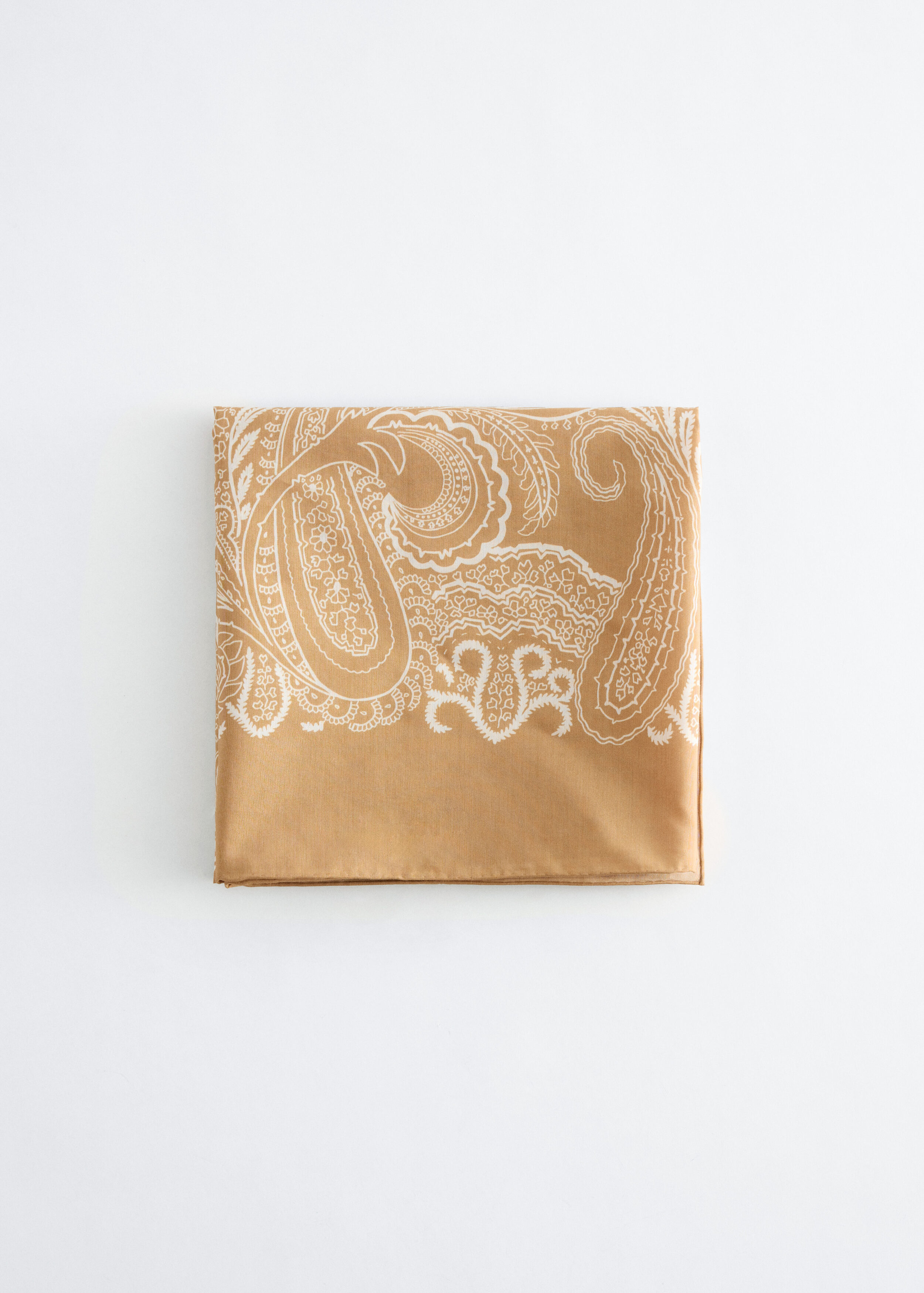 & Other Stories SILK-BLEND PAISLEY SCARF