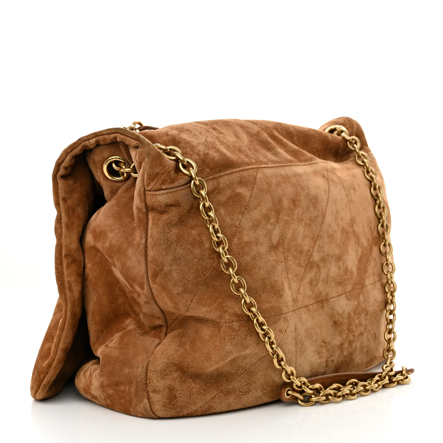 Suede Matelasse Monogram Large Jamie 4.3 Snuff - Top Club