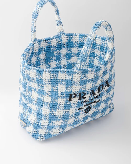 PRADA  Large crochet tote bag - Top Club