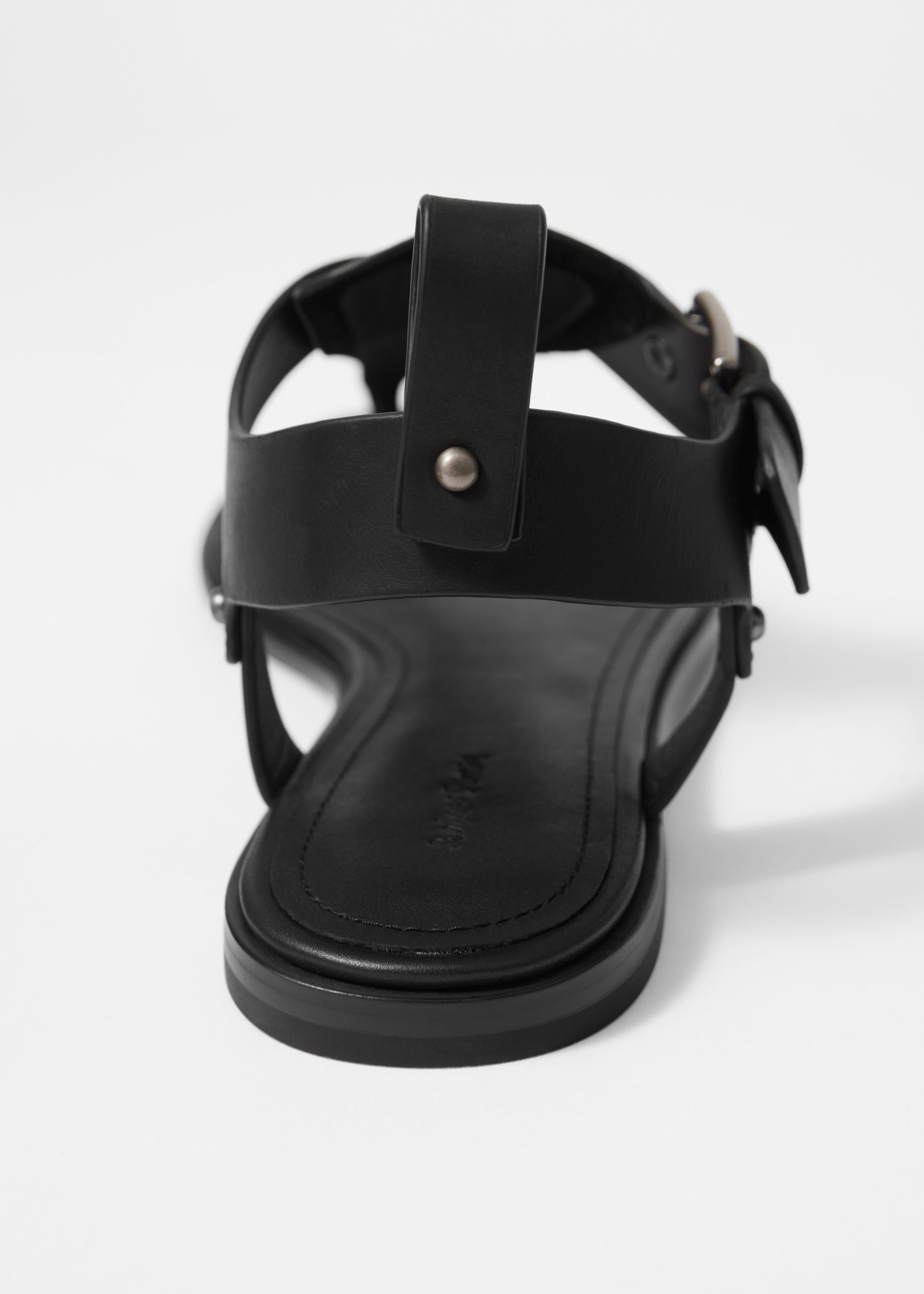 & Other Stories ANKLE-STRAP LEATHER SANDALS