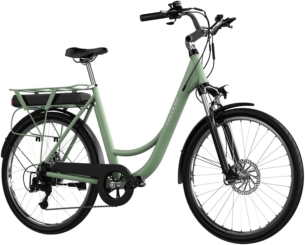 Cecotec Biciclette Elettriche da Città e da Montagna, Batteria Estraibile da 80 a 35 km di Autonomia, 28